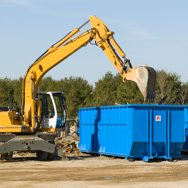 what size residential dumpster rentals are available in Quincy Illinois